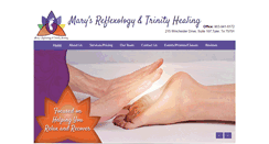 Desktop Screenshot of marysreflexology.com