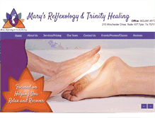 Tablet Screenshot of marysreflexology.com